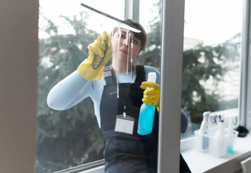 Nettoyage de vitres intérieures et extérieures à Vecqueville